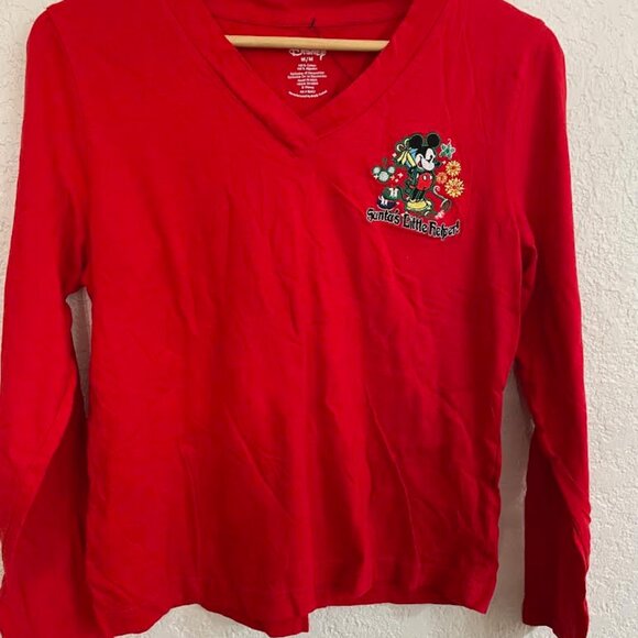 Disney "Santa's Little Helper" Embroidered T-Shirt - Picture 2 of 6